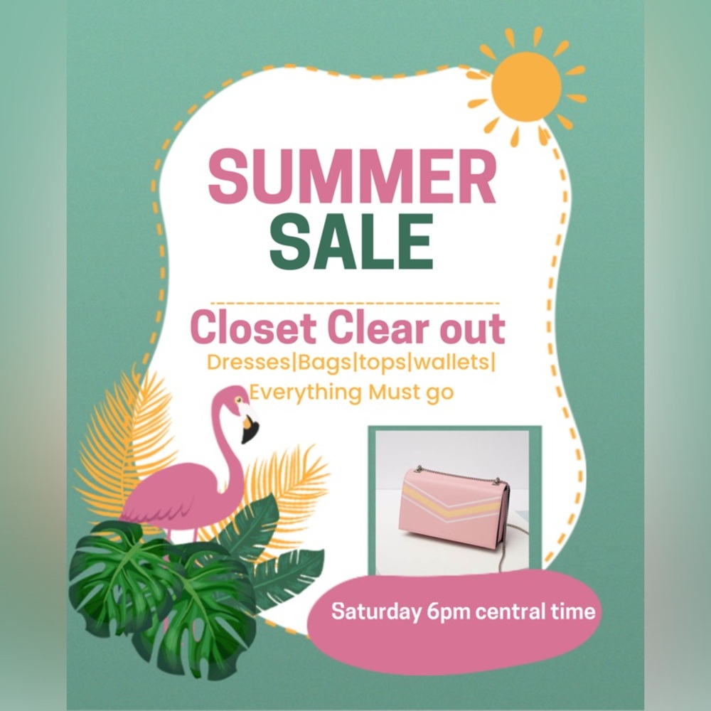 Summer Sale Live 6pm Saturday CT